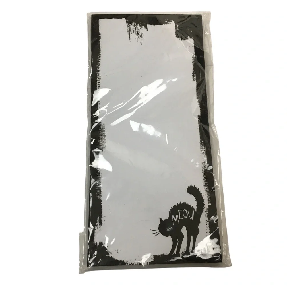 Target Dollar Spot Halloween Sugar Skull Planner Kit Notepad List Pad Black Cat